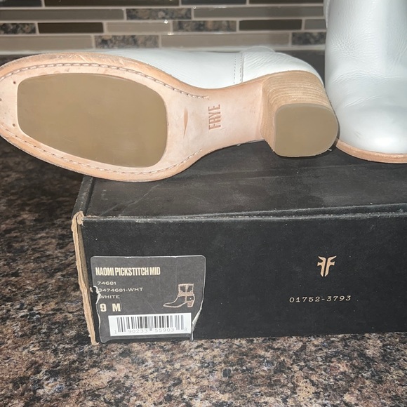 white frye boots